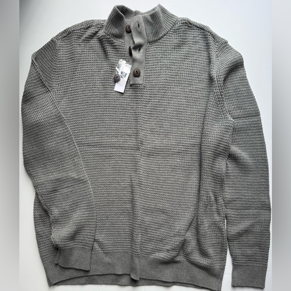 GAP Men's Turtleneck Sweater in Gray